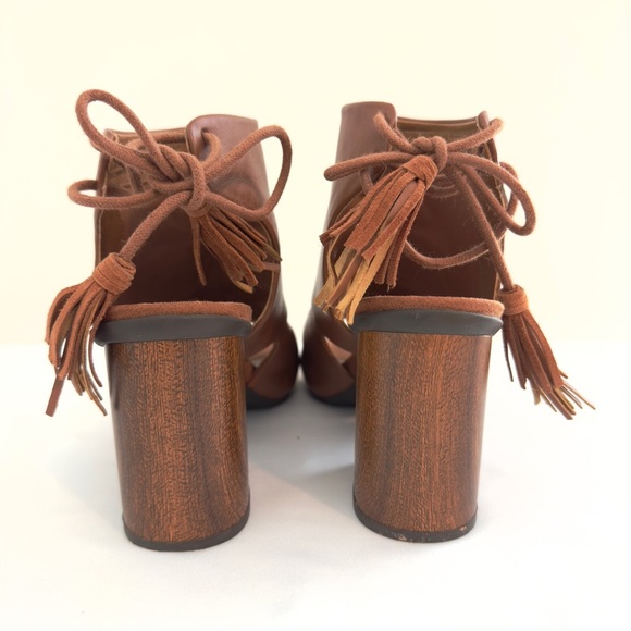 Kenneth Cole Reaction Reach The Stars Block Heel Sandals 8.5 Brown - Picture 6 of 15